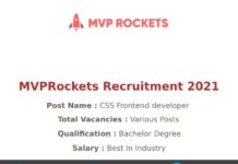 MVPRockets Recruitment 2021