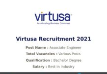 Virtusa Recruitment 2021