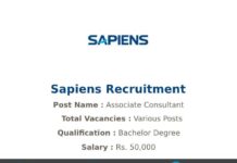 Sapiens Recruitment 2021