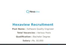 Hexaview Recruitment 2022