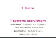 T Systems Recruitment 2021