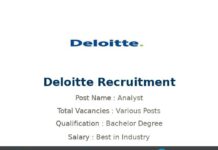 Deloitte Recruitment 2022