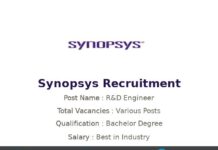 Synopsys Recruitment 2022
