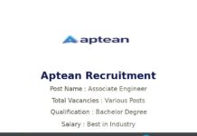 Aptean Recruitment 2022