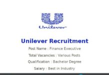 Unilever Recruitment 2022
