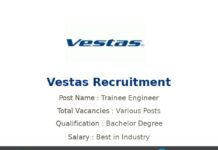 Vestas Recruitment 2022