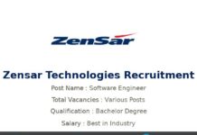 Zensar Recruitment 2022