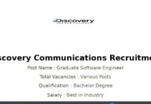 Discovery Communications Recruitment 2022