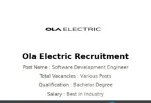 Ola Electric Recruitment 2022