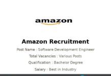 Amazon Recruitment 2022