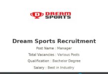 Dream11 Recruitment 2022