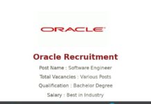 Oracle Recruitment 2023