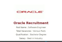 Oracle Recruitment 2023