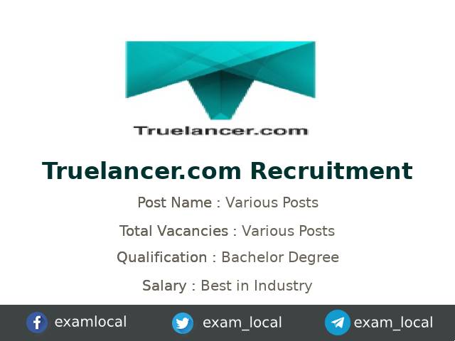 Truelancer.com Recruitment 2024 | Various Dotnet Developer Jobs ...