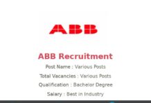ABB Recruitment 2025 | Various Accounting & Reporting Analyst – General Accounting Jobs