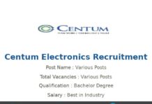 Centum Electronics Recruitment 2025 | Various Manager _ Corporate Strategy Jobs