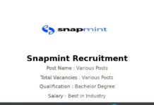 Snapmint Recruitment 2025 | Various Product Manager Jobs
